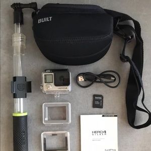 LIKE NEW GO PRO HERO 4 WITH ACCESSORIES